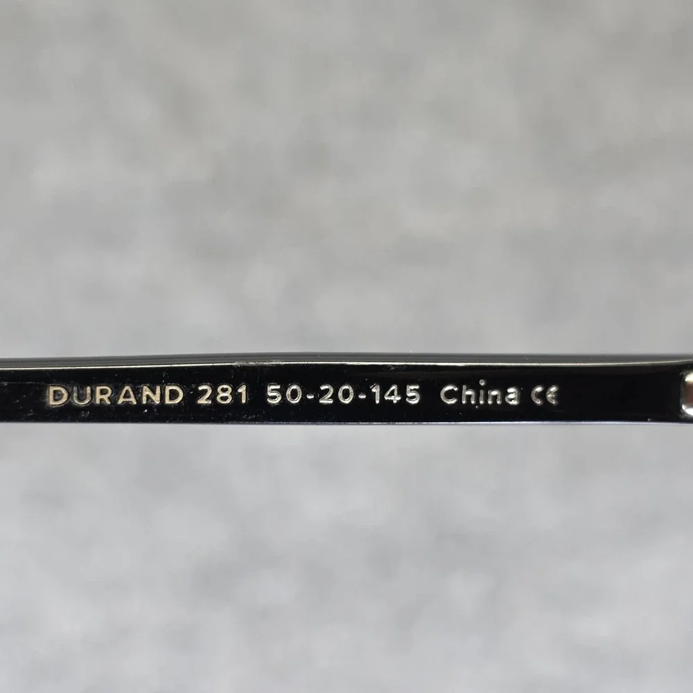 Warby Parker Eyeglasses Durand 281 Black Tortoise Frames ONLY 50-20-145
